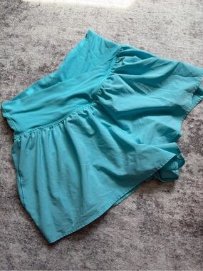 aerie Turquoise Athletic Skorts Shorts
